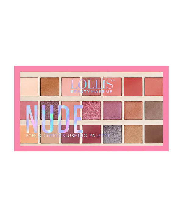 LOLLIS Nude Eyes & Cheeks Blushing Palette