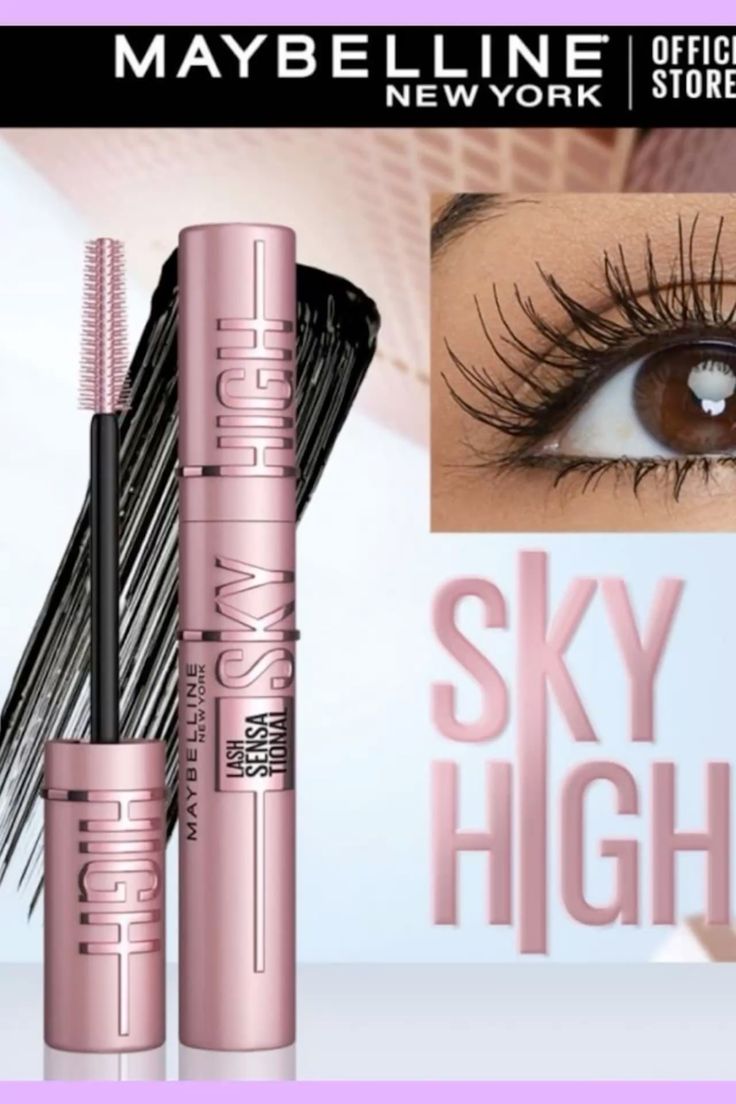 Maybelline New York Lash Sensational Sky High Mascara - Volumizing & Lenghtning Black